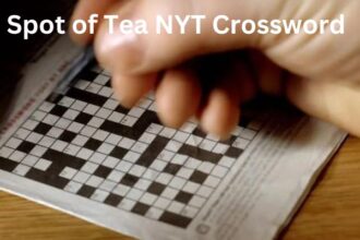 Spot of Tea NYT Crossword